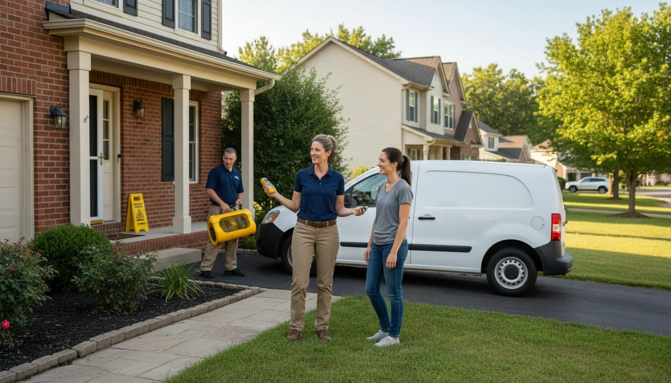 Water restoration image for Dehumidification And Cleanup Services in Orange Lake, FL